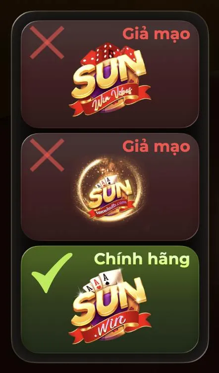 Sun.win tránh sunwin giả mạo
